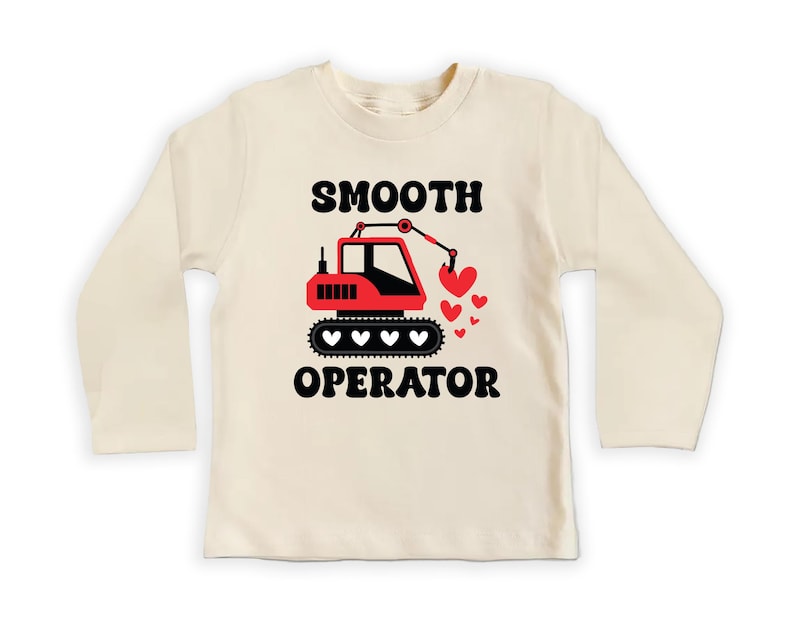 Construction Valentine Baby Sweatshirt, First Valentines Day Outfit