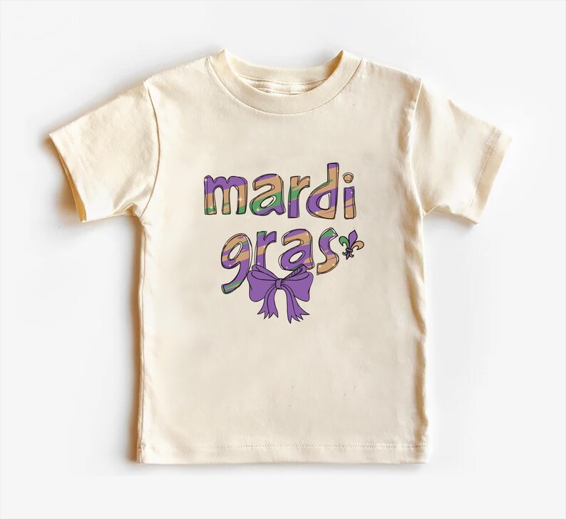 Mardi Gras Coquette Baby Sweatshirt, Mardi Gras Baby Clothing