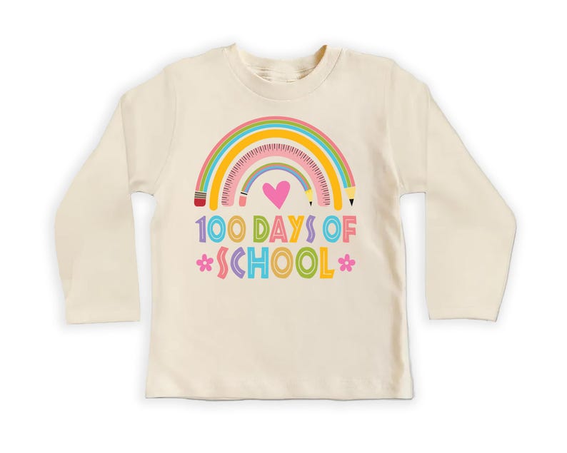 100 Days of School Toddler Sweatshirt, Back to School Gift for Kids