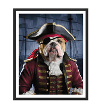 Custom Pirate Dog Portrait from Photo, Personalized Pet Painting Gift for Dog Dad, Mom, Funny Wall Art Canvas Decor, Printable Poster Print