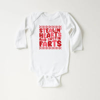 Stealin’ Hearts and Bustin’ Farts Baby Sweatshirt