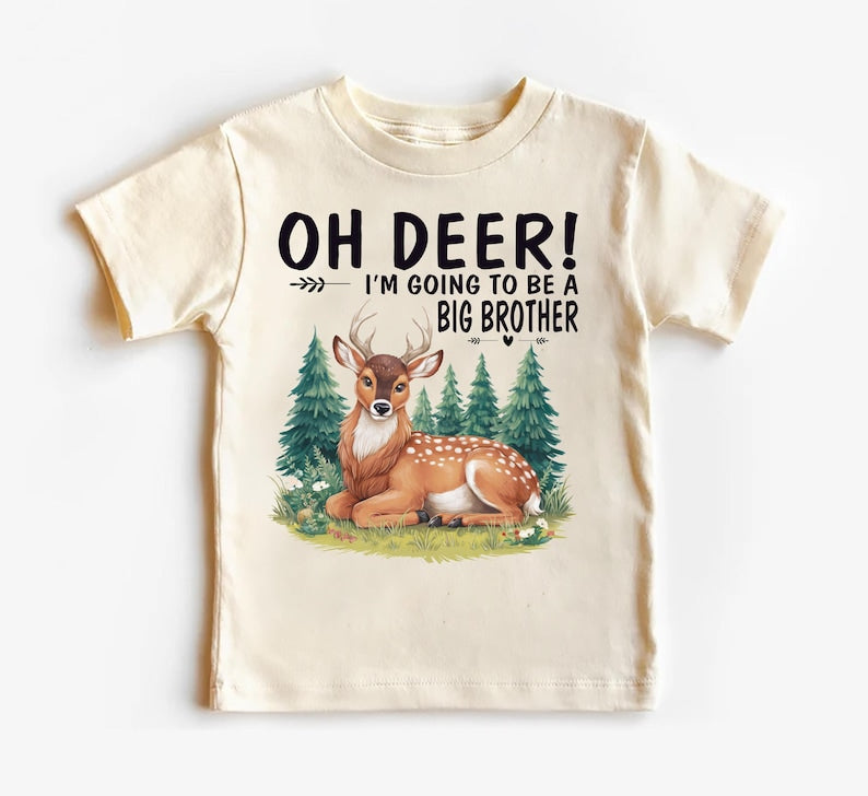 Oh Deer I’m Going to Be a Big Brother Baby Sweatshirt