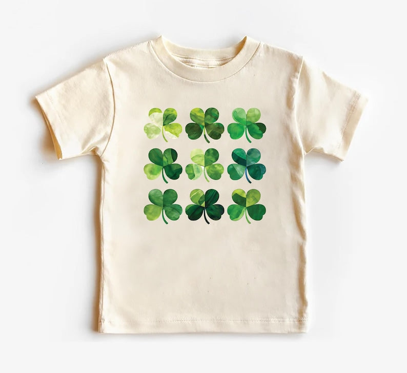 St. Patrick's Day Shamrock Baby Shirt, Newborn St. Paddys Outfit