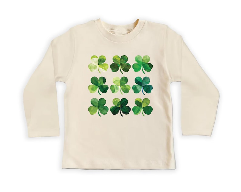 St. Patrick's Day Shamrock Baby Shirt, Newborn St. Paddys Outfit