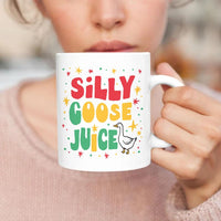 Silly Goose Juice Coffee Mug, Funny Meme Mug, Quirky Gift for Everyone, Silly Goose Cup