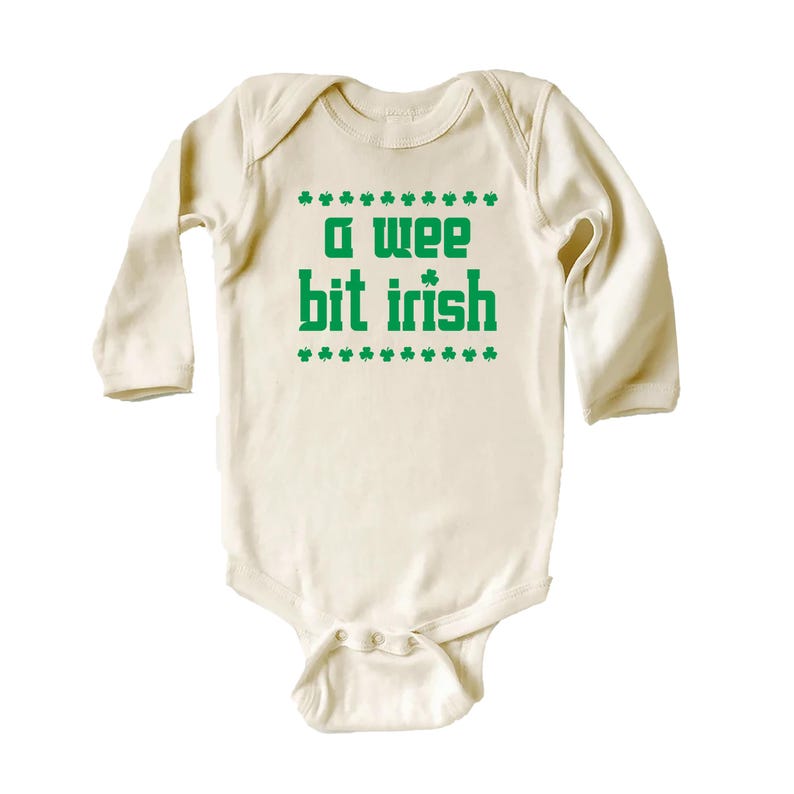 St Patrick's Day Baby Shirt, Festive Irish Clothing