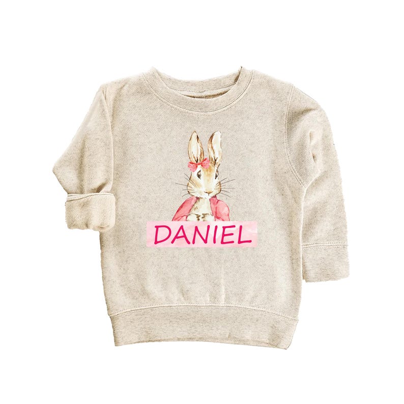 Personalized Easter Bunny Baby Bodysuit, Adorable Bunny Gift