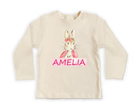 Personalized Easter Bunny Baby Bodysuit, Adorable Bunny Gift