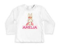 Personalized Easter Bunny Baby Bodysuit, Adorable Bunny Gift