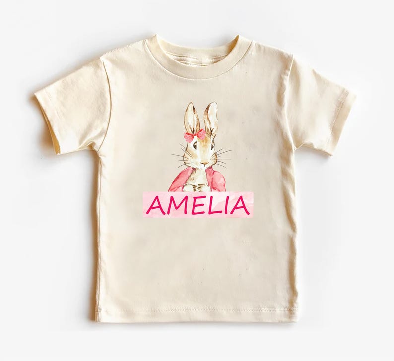 Personalized Easter Bunny Baby Bodysuit, Adorable Bunny Gift