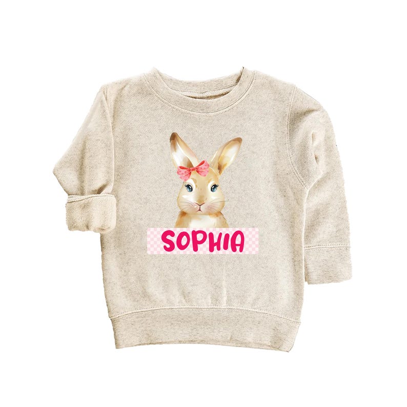 Personalized Easter Bunny Baby Shirt, Adorable Bunny Gift