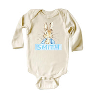 Personalized Boys Easter Baby Bodysuit, Spring Outfit for Boys