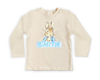 Personalized Boys Easter Baby Bodysuit, Spring Outfit for Boys