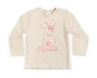 Personalized Girls Easter Baby Sweatshirt, Spring Outfit for Girls