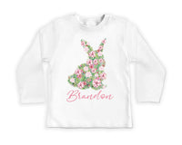 Personalized Girls Easter Baby Sweatshirt, Spring Outfit for Girls