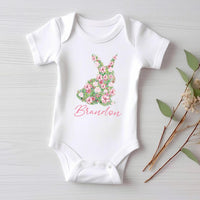 Personalized Girls Easter Baby Sweatshirt, Spring Outfit for Girls