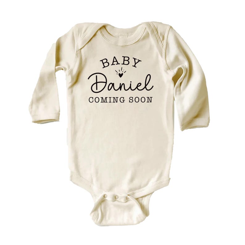 Personalized Announcement Baby Shirt