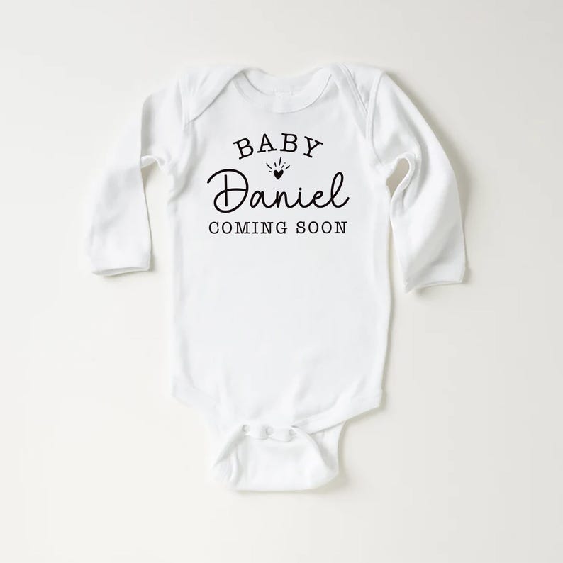 Personalized Announcement Baby Shirt