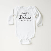 Personalized Announcement Baby Shirt