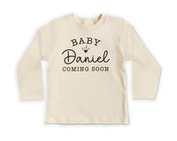 Personalized Announcement Baby Shirt