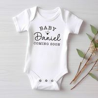 Personalized Announcement Baby Shirt