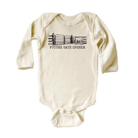 Future Gate Opener Baby Bodysuit, Cute Country Baby Outfit