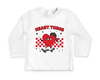 Heart Throb Baby Bodysuit, Boys Valentine's Outfit - Adorable Kids Gift