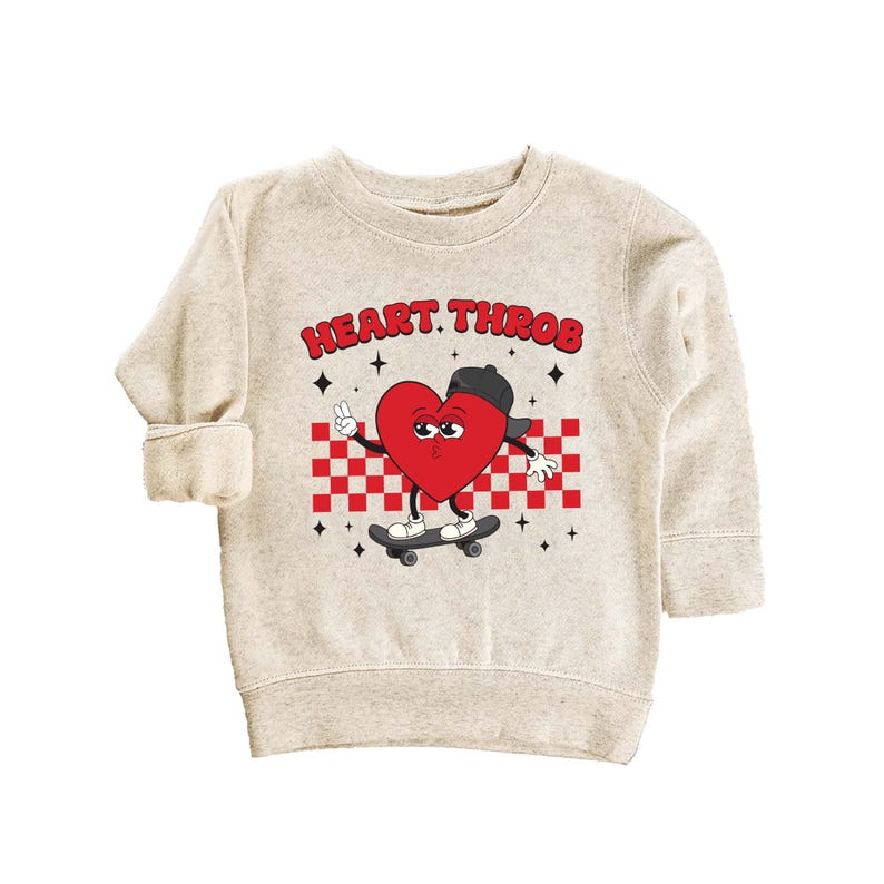 Heart Throb Baby Shirt, Boys Valentine's Outfit - Adorable Kids Gift