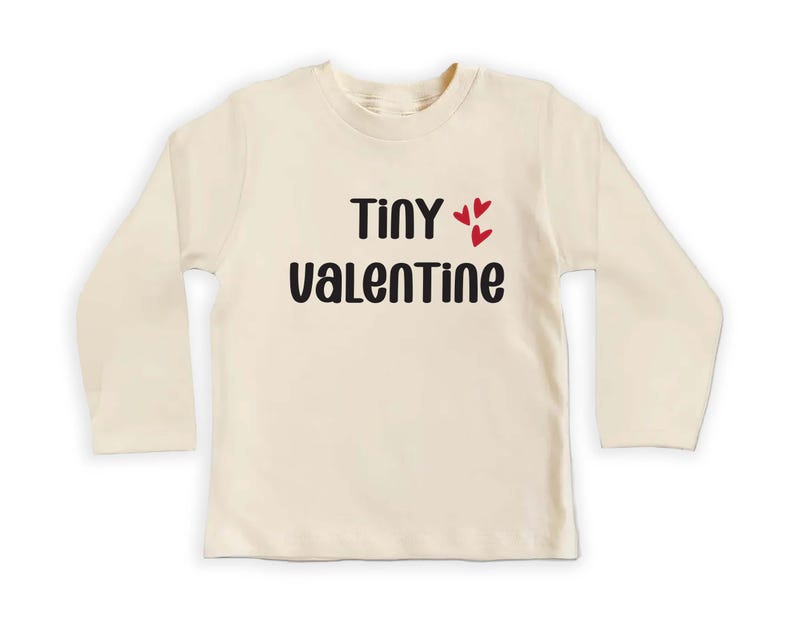 Tiny Valentine Baby Shirt, Adorable Valentine's Outfit for Boys and Girls