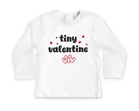 Tiny Valentine Baby Shirt, Adorable Valentine's Outfit for Boys and Girls