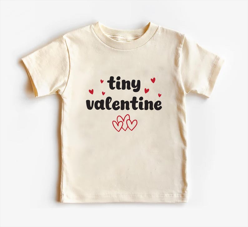 Tiny Valentine Baby Shirt, Adorable Valentine's Outfit for Boys and Girls