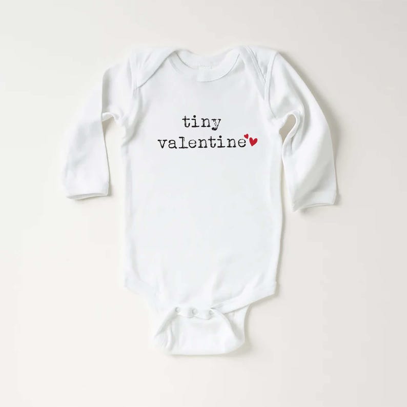 Tiny Valentine Baby Sweatshirt, Adorable Valentine's Outfit for Boys and Girls