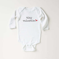 Tiny Valentine Baby Bodysuit, Adorable Valentine's Outfit for Boys and Girls