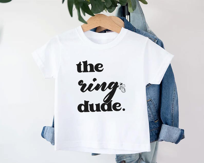 The Ring Dude Baby Shirt, Bridal Party Outfit