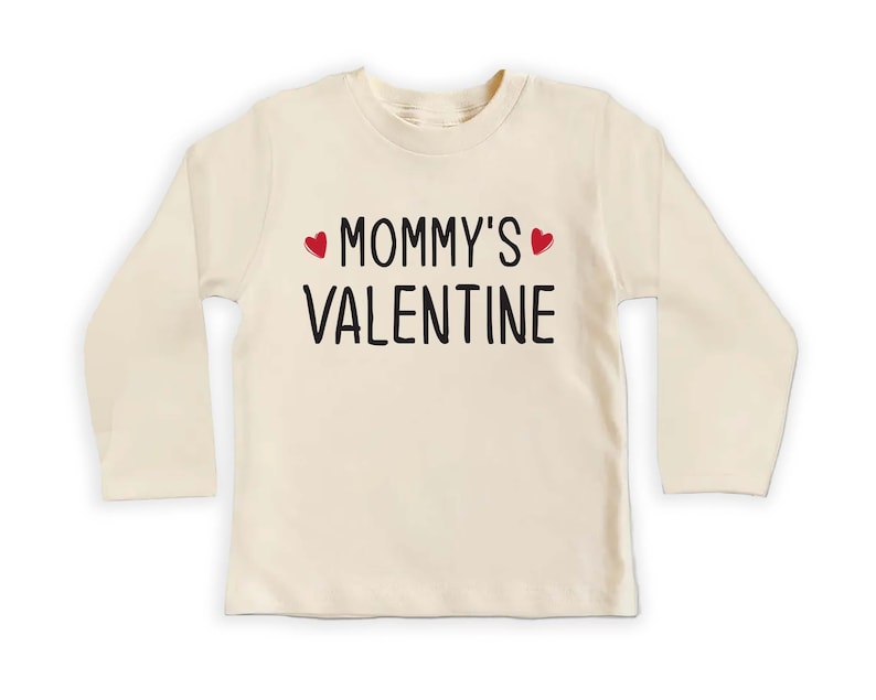 Mommy's Valentine Baby Shirt, Adorable Valentine's Outfit for Boys and Girls