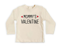 Mommy's Valentine Baby Sweatshirt, Adorable Valentine's Outfit for Boys and Girls