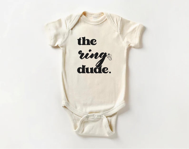 The Ring Dude Baby Shirt, Bridal Party Outfit