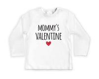 Mommy's Valentine Baby Bodysuit, Adorable Valentine's Outfit for Boys and Girls