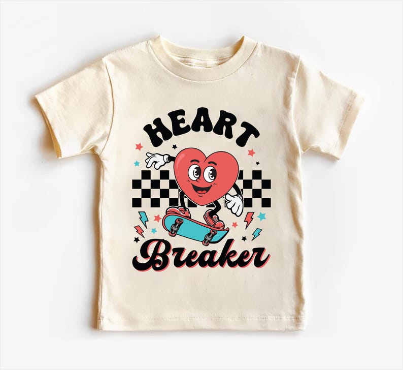 Heart Breaker Valentine Baby Shirt, Boys Valentine’s Day Outfit