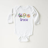 Mardi Gras Baby Shirt, Adorable Mardi Gras Parade Outfit for Boys and Girls