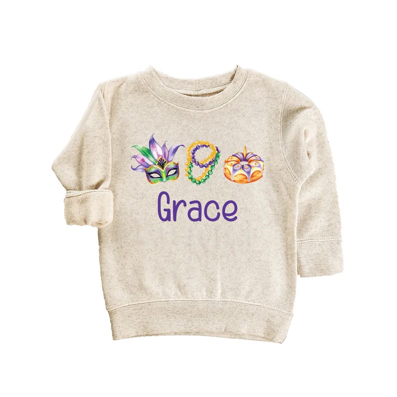 Mardi Gras Baby Shirt, Adorable Mardi Gras Parade Outfit for Boys and Girls