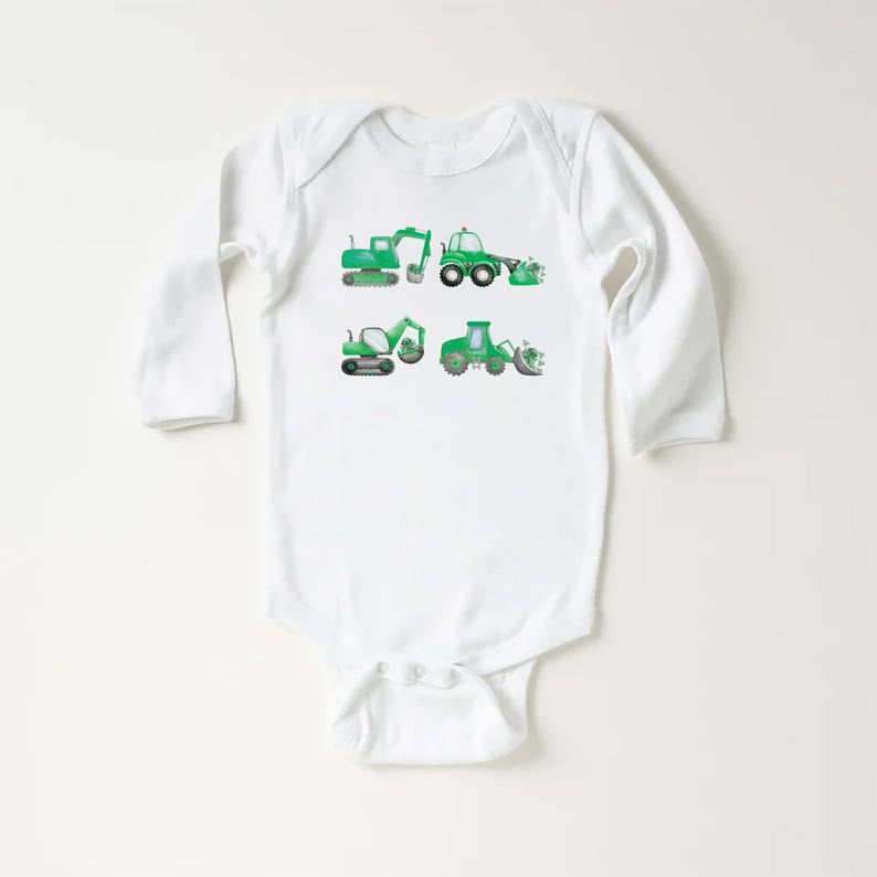 St. Patrick's Day Truck Baby Bodysuit, First St. Patrick's Day Gift