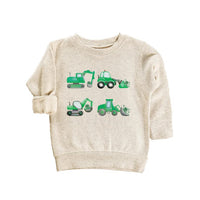 St. Patrick's Day Truck Baby Sweatshirt, First St. Patrick's Day Gift