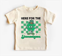 St. Patrick's Day Baby Bodysuit, Four Leaf Clover Kids Outfit for St. Paddy’s Day