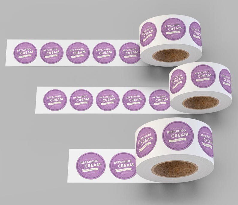 1000 Labels on Roll, Premium Gloss Waterproof Labels