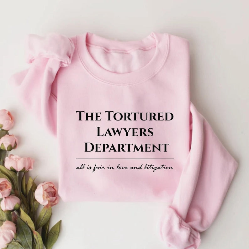 Tortured Lawyers Department Sweatshirt