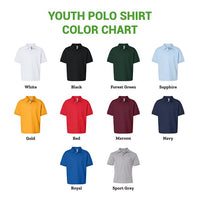 Custom Polo Shirt for Men and Women - Personalized Polo Shirts for Business, Casual Wear, Sports Teams, Work Uniforms, and Unisex Apparel(Youth)