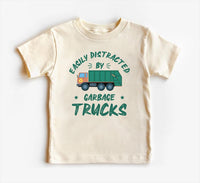 Garbage Truck Baby Bodysuit, Funny Truck Driver Birthday Gift for Boys and Girls