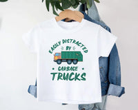 Garbage Truck Baby Bodysuit, Funny Truck Driver Birthday Gift for Boys and Girls