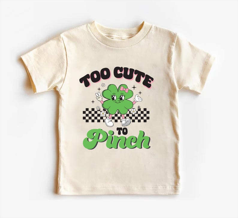 Too Cute to Pinch Baby Shirt, St. Patrick's Day Baby Outfit